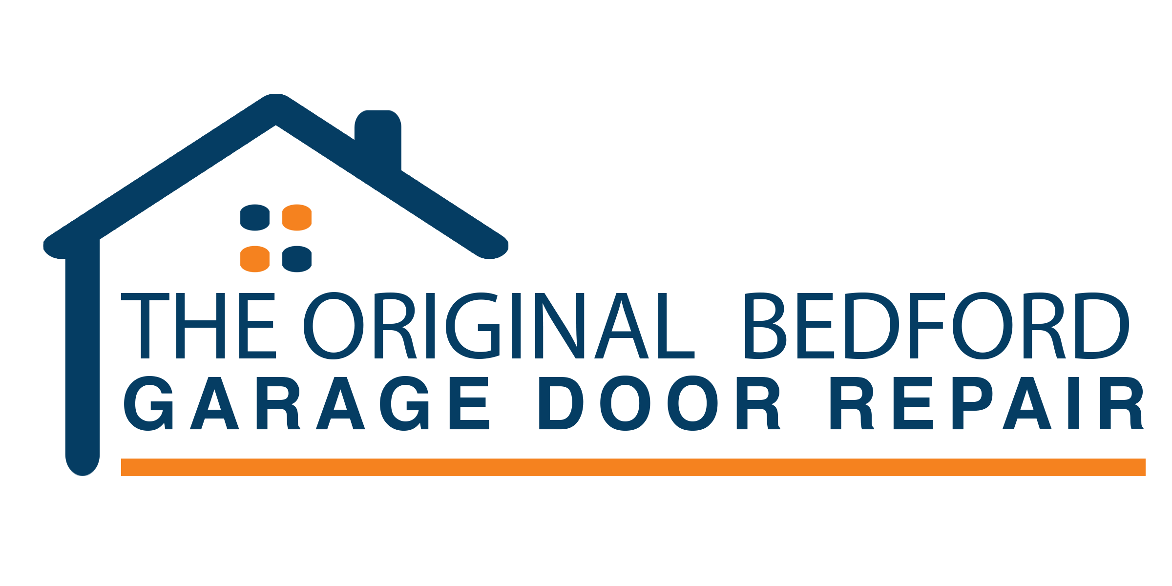 THE ORIGINAL BEDFORD GARAGE DOOR REPAIR LOGO