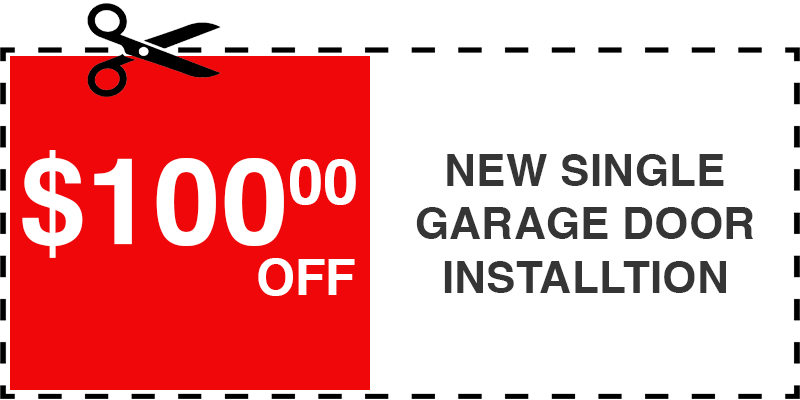 100 off garage door repair Bedford