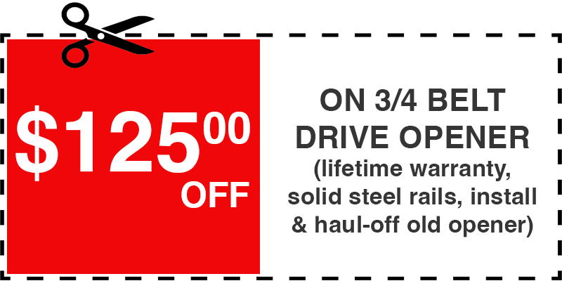 125 off garage door opener Bedford
