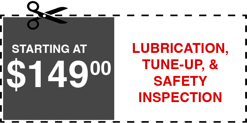 149 garage door MAINTENANCE