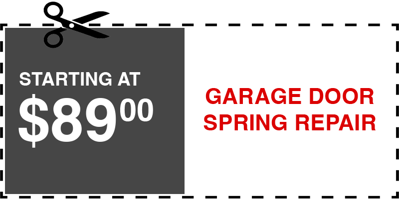 89 garage door SPRING repair
