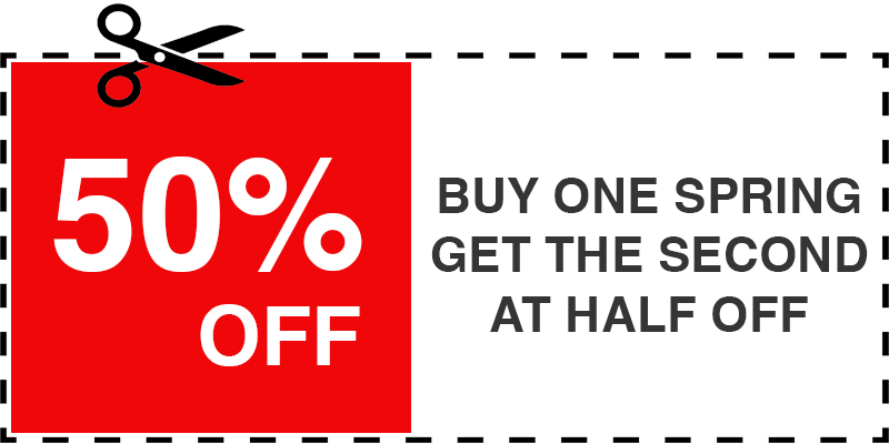 HALF OFF GARAGE SPRING Bedford